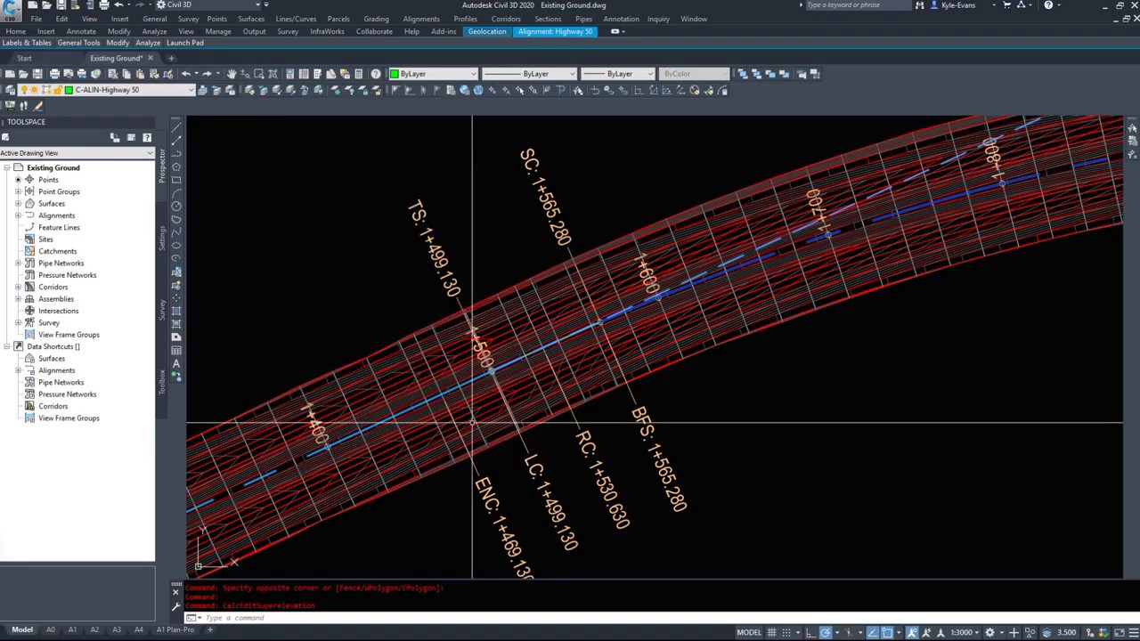 Creating Superelevation in Civil 3D for Canada