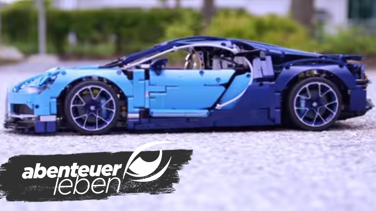 Ein Sportwagen aus Legosteinen - der Lego Bugatti Chiron | Abenteuer Leben | kabel eins