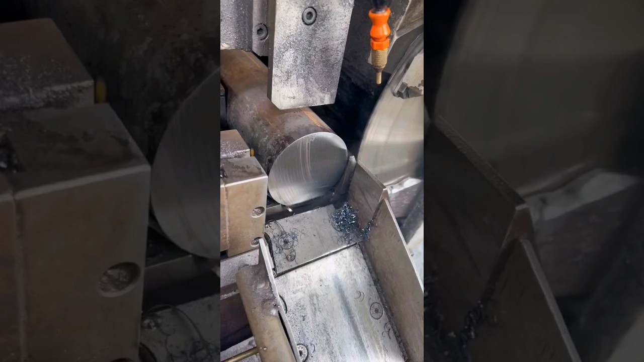 Smooth metal cutting, cold saw machine #machine