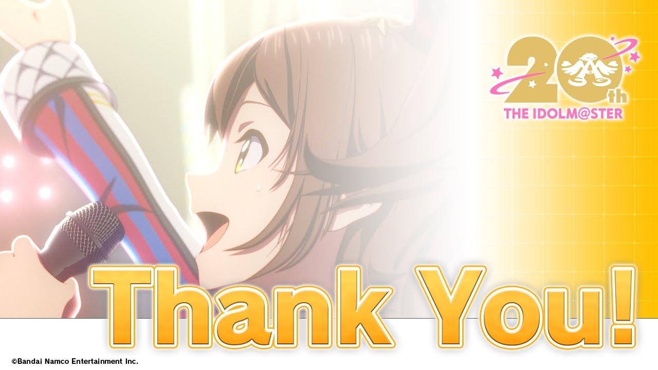 【MV】アニメ「アイドルマスター ミリオンライブ！」×「Thank You!」【#アイマス20周年イヤー】