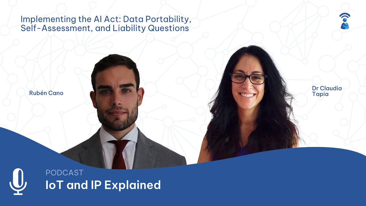 Implementing the AI Act: Data Portability, Self-Assessment, and Liability Questions with Rubén Cano