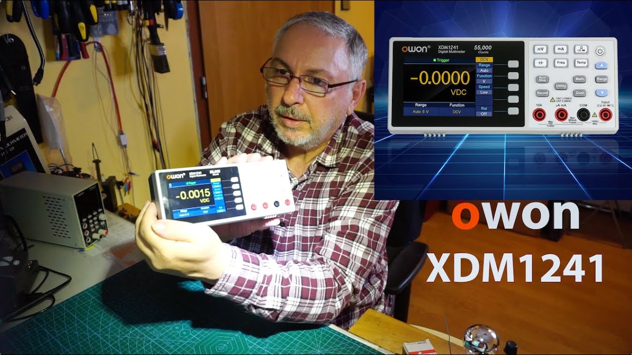 OWON XDM1241 bench multimeter. (🇸🇰 SK + 🇭🇺 HU narration)