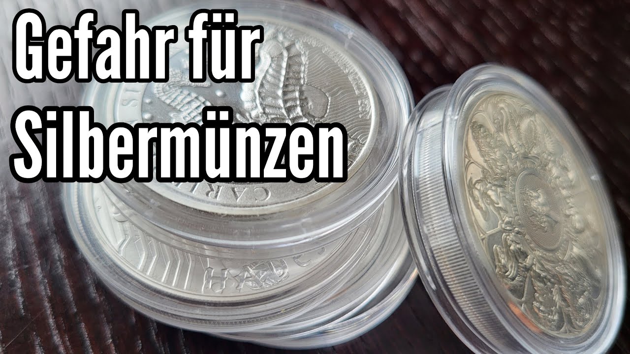 Gefahren für Silbermünzen und wie man sie vermeidet !