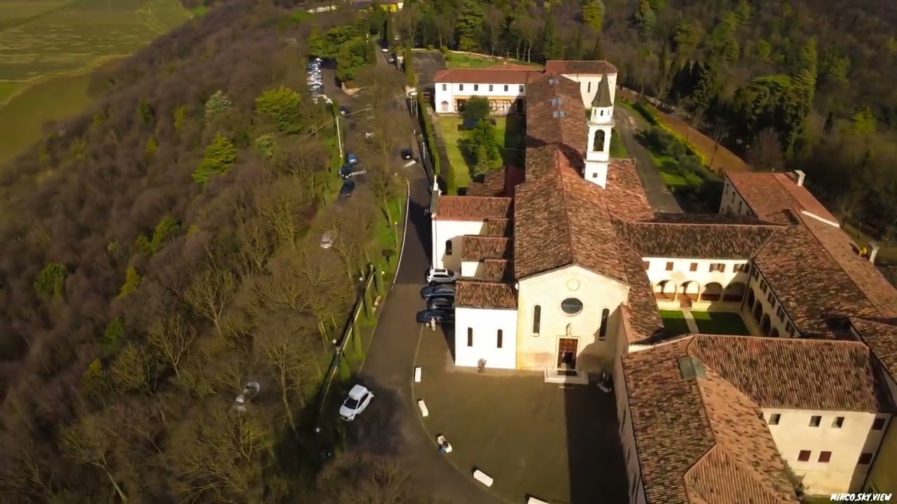 𝑪𝑶𝑵𝑽𝑬𝑵𝑻𝑶 𝑫𝑰 𝑺𝑨𝑵 𝑷𝑨𝑵𝑪𝑹𝑨𝒁𝑰𝑶 (𝑽𝑰) 🏰 ✈️ 🌳 #drone #dji #veneto 