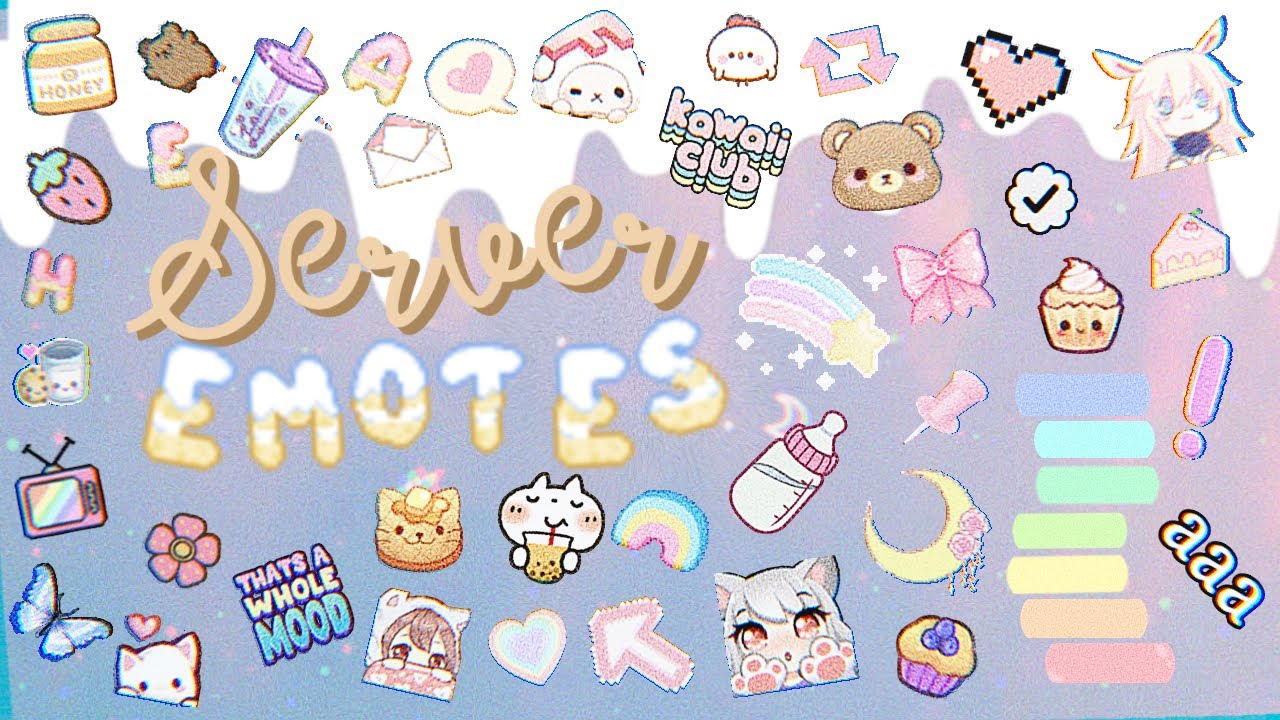 [Outdated] Server Emotes / (soft + aesthestic emotes) 🥐 (UPDATE: please read description)