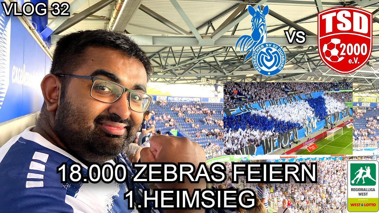 ZEBRAS ÜBERRENNEN DORTMUND 🦓🤍💙 MSV Duisburg vs. Türkspor Dortmund - Stadionvlog 🔥✅ | VLOG 32