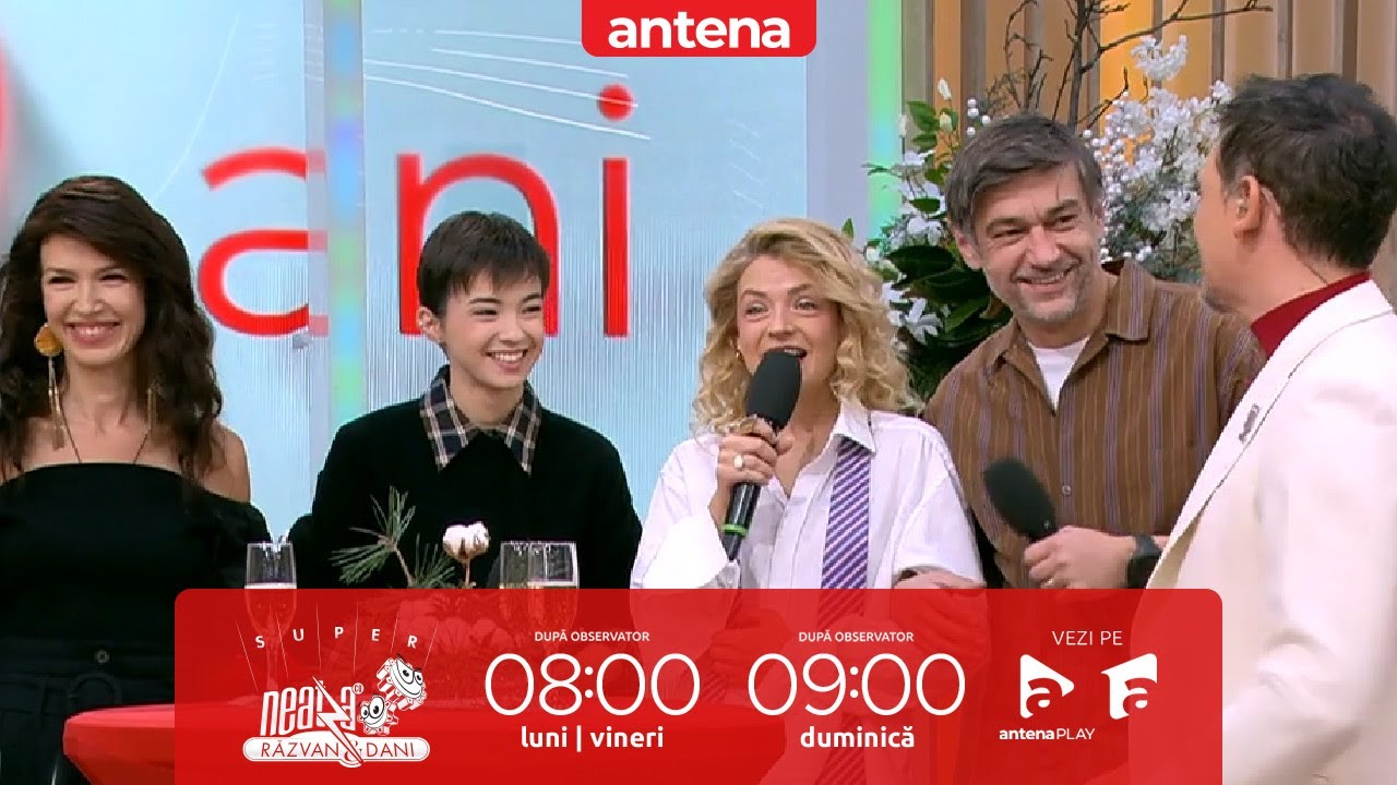 Actorii din „Ana, mi-ai fost scrisă în ADN” sărbătoresc aniversarea Antenei 1 la Neatza!