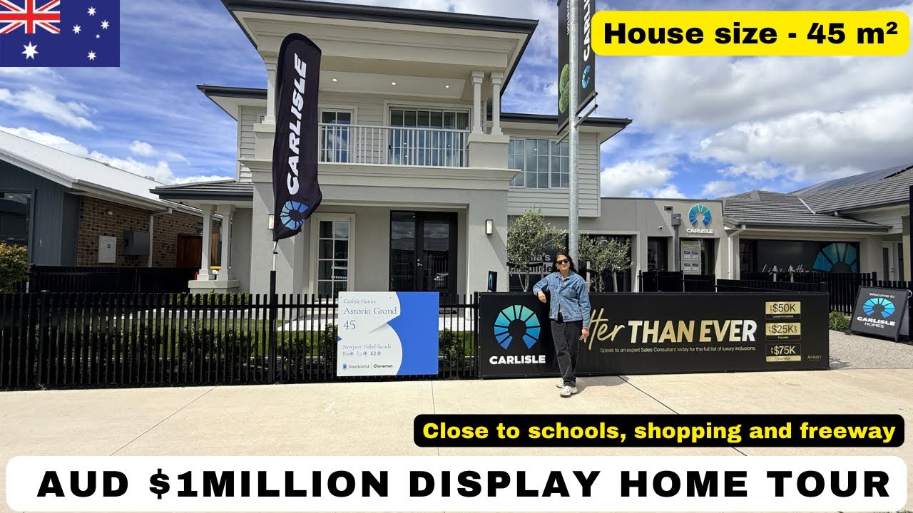 🇦🇺$1 Million Display Homes | CARLISLE Display homes | Punjabi family vlog | INR 5 crores approx 