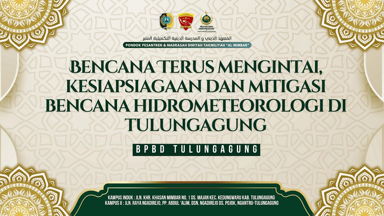 LIVE🔴- Bencana Terus Mengintai,Kesiapsiagaan dan Mitigasi Bencana Hidrometeorologi di Tulungagung
