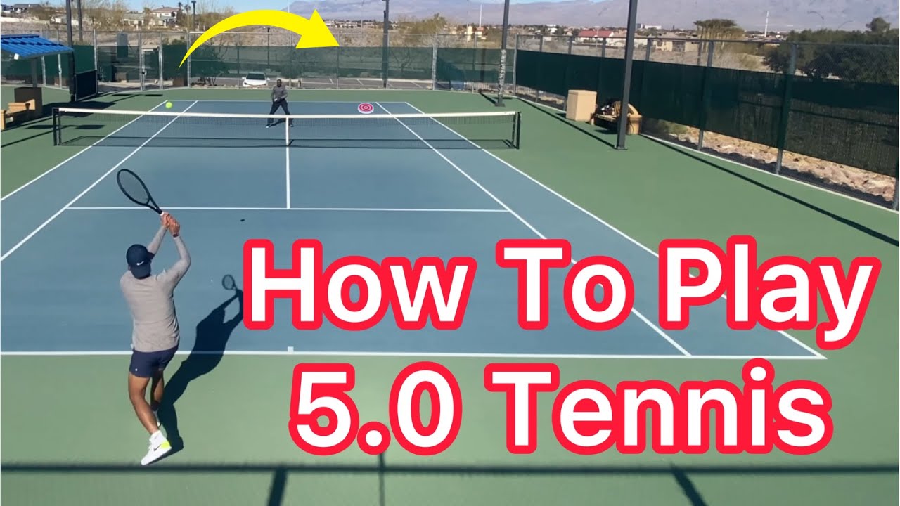 How @sandratoplaystennis Can Become A 5.0 Tennis Player (Singles Strategy Explained)