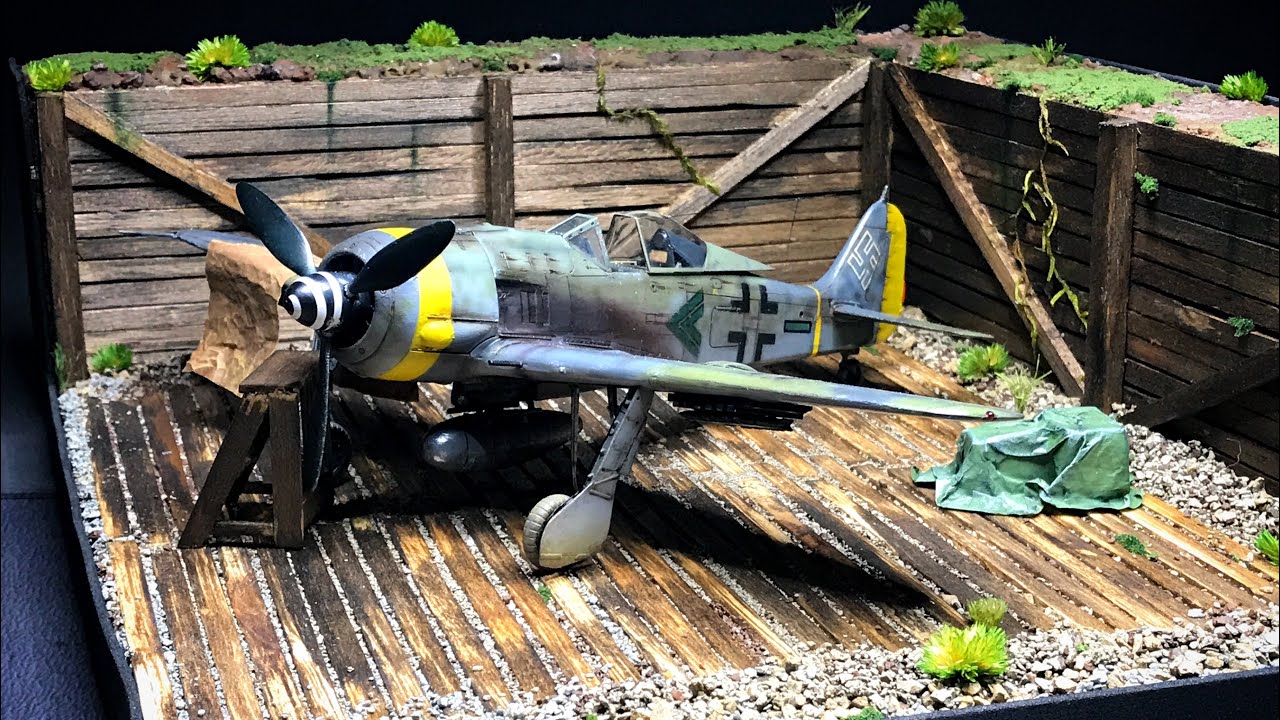 Focke Wulf  FW 190 | tamiya 1/48 | diorama |  aircraft model | scalemodel | plasticmodel