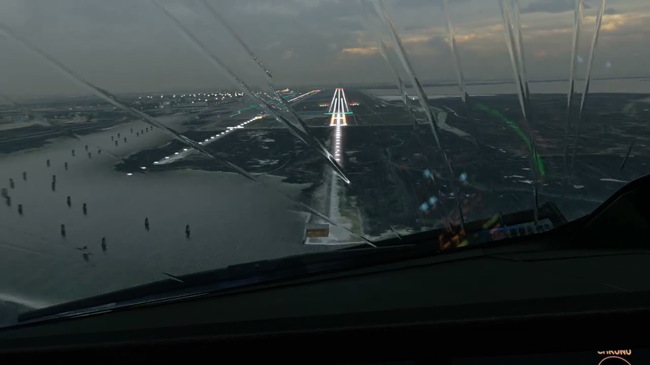 [X-Plane 12] Rainy VR Landing in Venice | A321 | Meta Quest 3 RTX 4080S