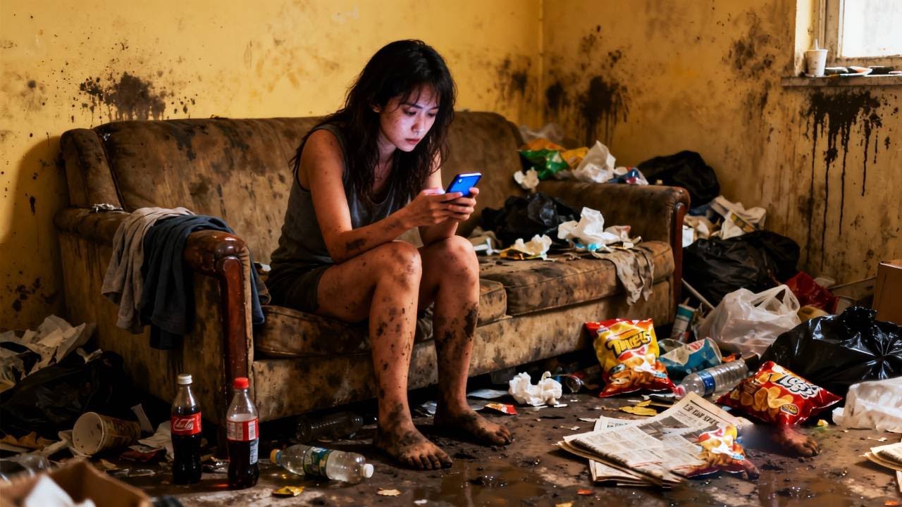🙃Can you believe that a house can be turned into a garbage dump in just a few months?