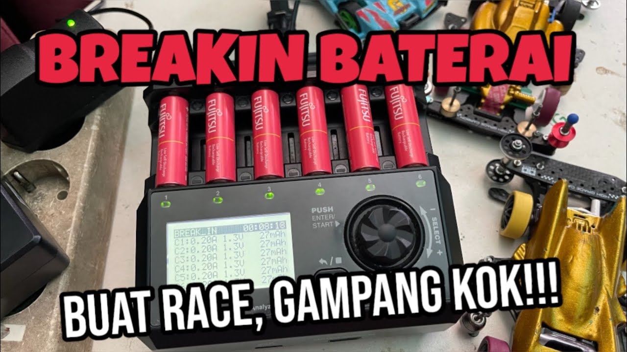 CARA BREAKIN BATERAI FUJITSU BUAT RACE TAMIYA DENGAN CHARGER SKYRC 2500 PRO