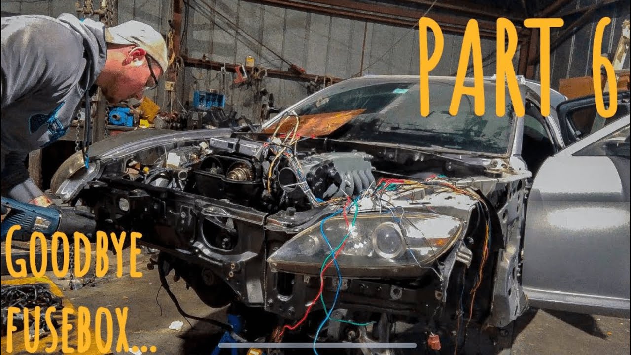 2JZ RX8 - Relocating the fusebox and cutting out front support. | Part 6 |