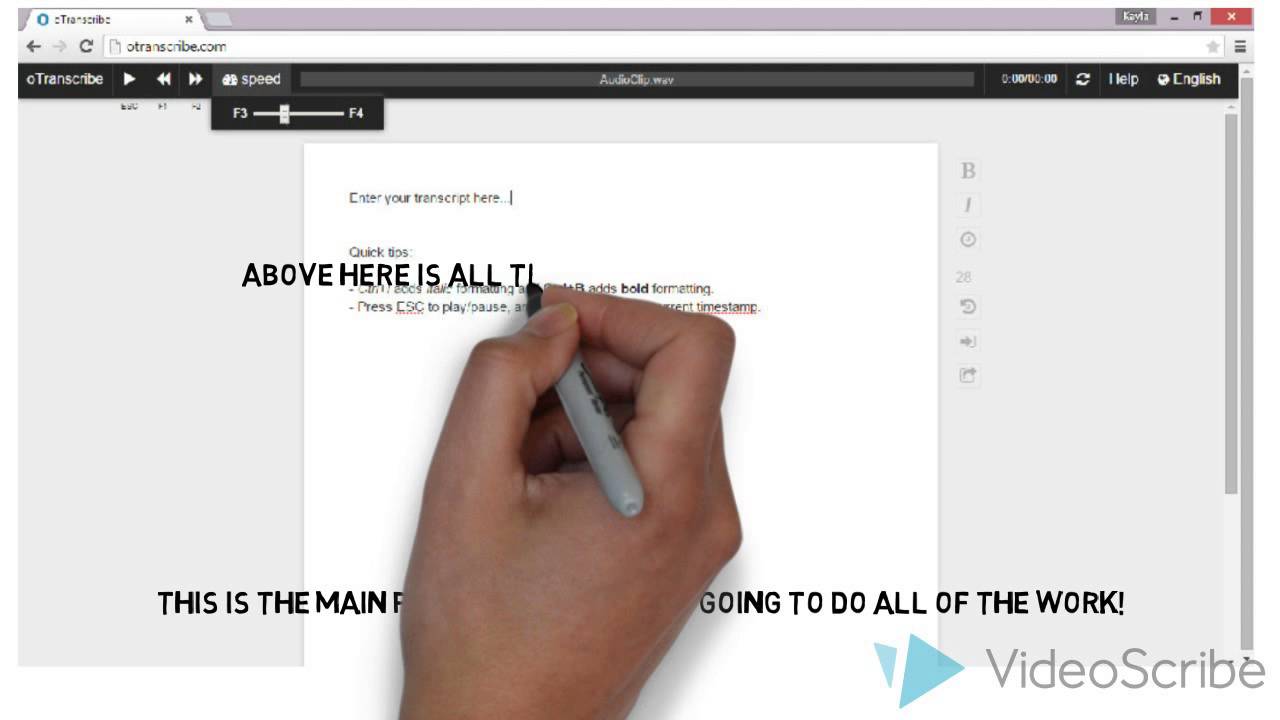 oTranscribe