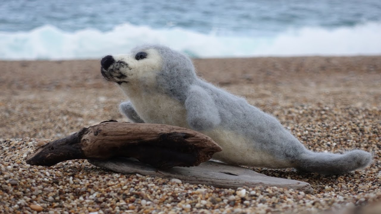 Needle Felting by the Sea