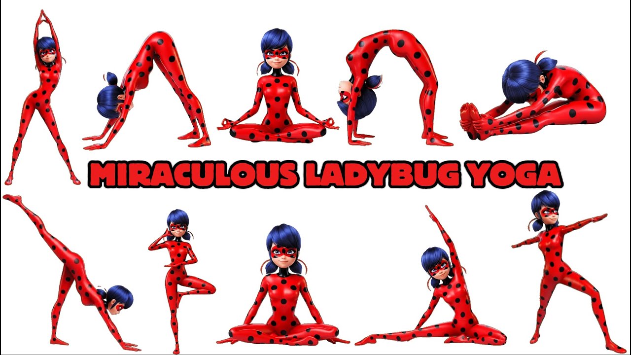 Miraculous Ladybug Yoga! 🐞 Fun and Healthy Yoga Poses for Kids | Calmo Yoga Kids