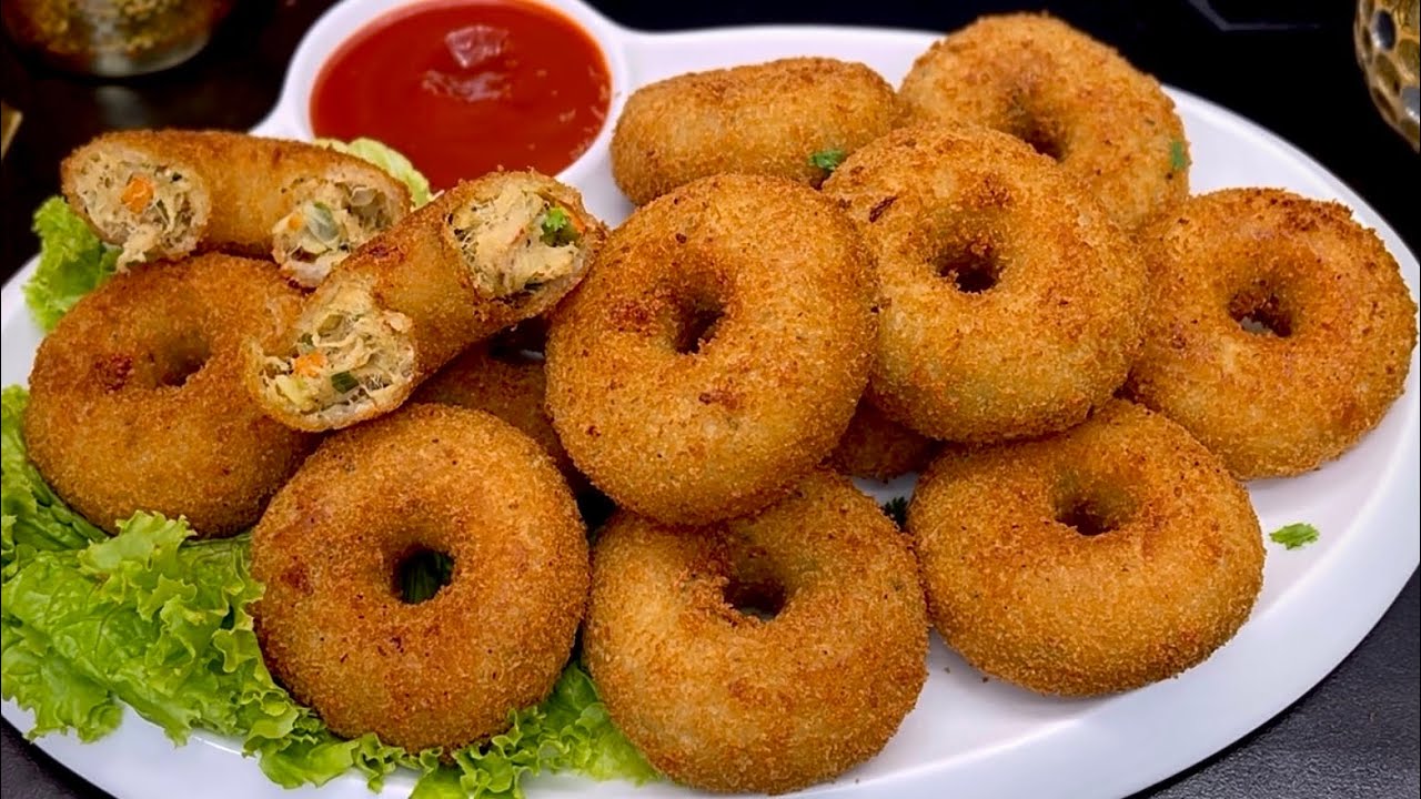 Ramzan Special Crispy Chicken Donuts Recipe for Iftar | Ramzan Special | Iftar Recipe 
