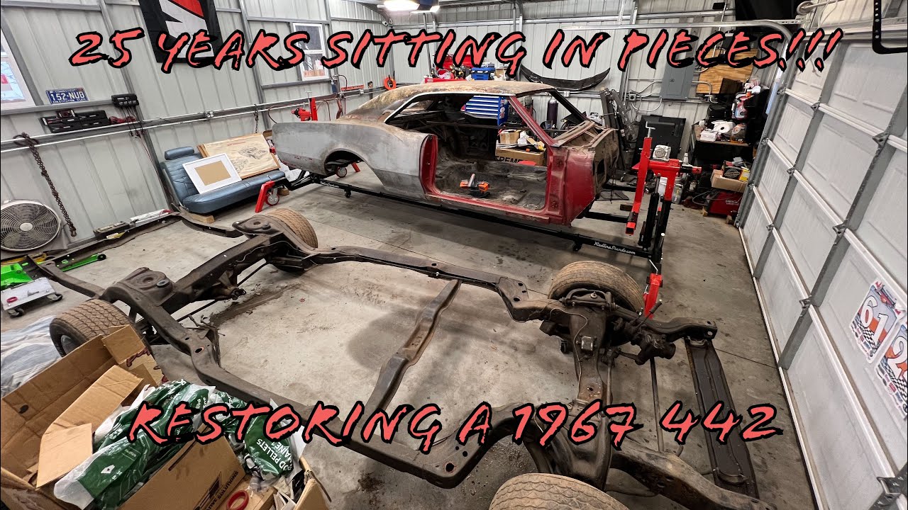 Starting a New Build!!! 1967 442 Restoration Episode 1: Build Introduction and Frame Removal