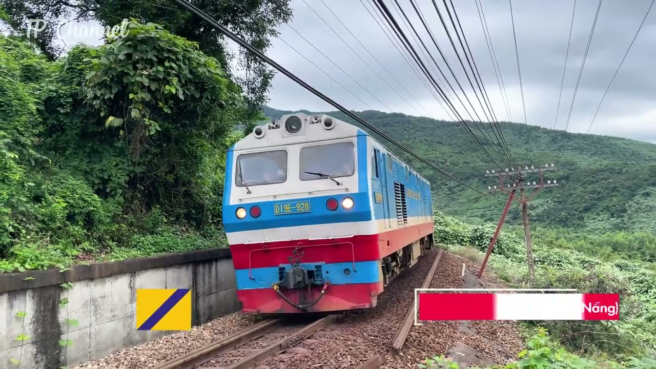TÀU HOẢ VIỆT NAM | NGẮM CẢNH CÁC ĐOÀN TÀU HOẢ ĐI QUA ĐÈO HẢI VÂN TUYỆT ĐẸP NHỮNG NGÀY ĐẦU NĂM 2024