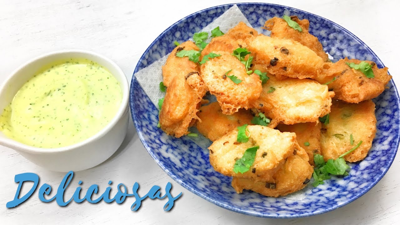 Frituras de Malanga con Salsa de Ajo
