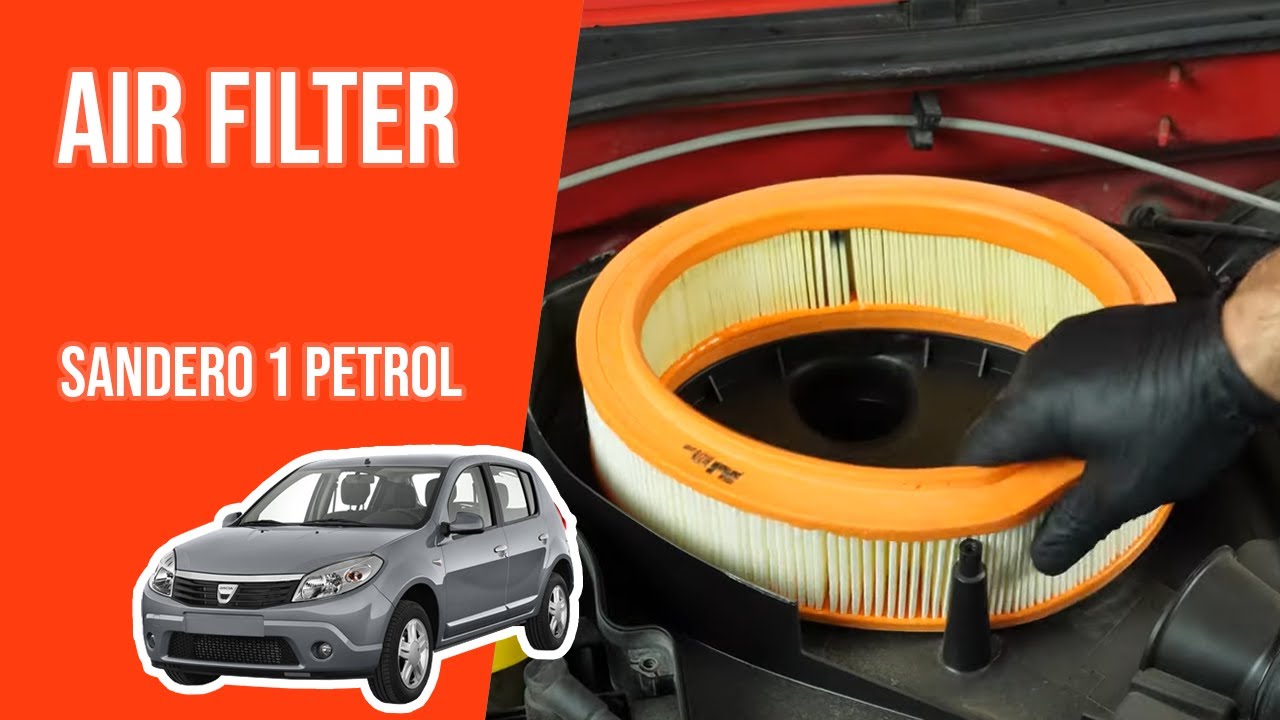 How to replace the air filter Sandero mk1 1.4 💨