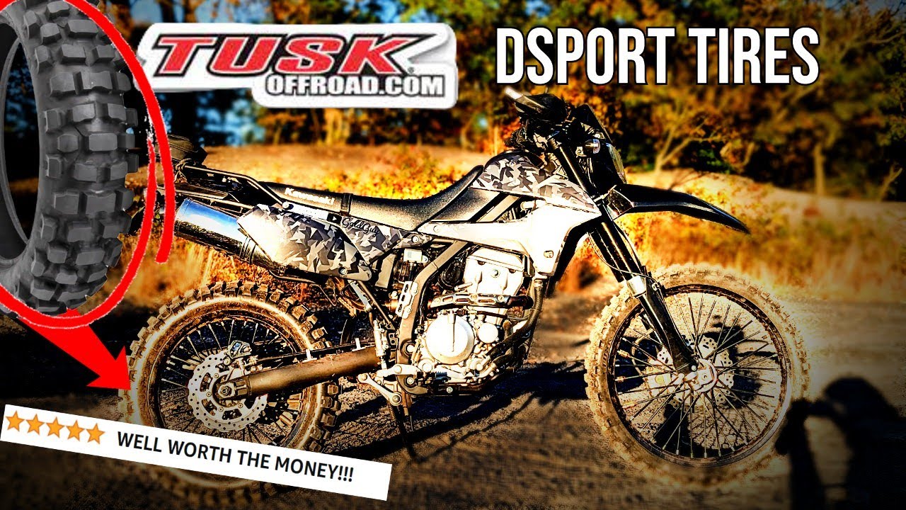 TUSK DSPORT TIRES: Best Dual Sport Tire? KLX300