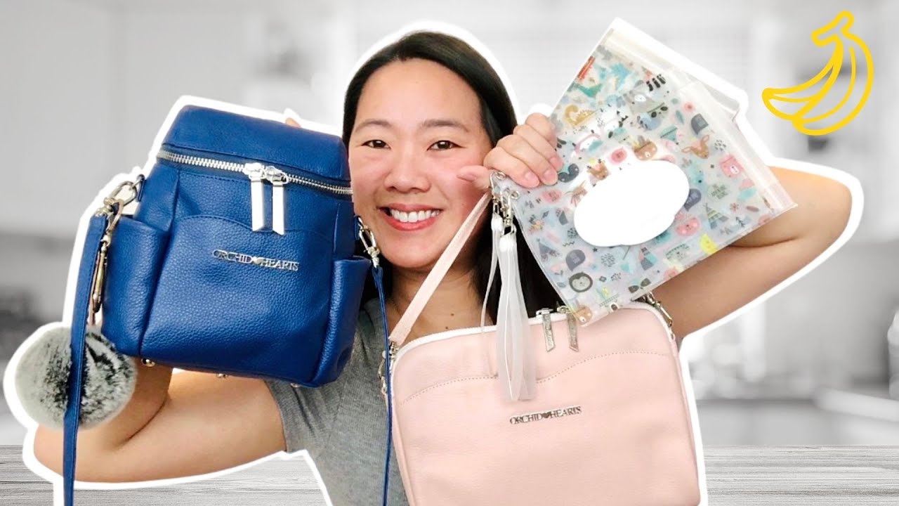 Orchid Hearts Diaper Bag Review | Milan, Crossbody Bag & Wipes Pouch | On The Body | 15% Discount