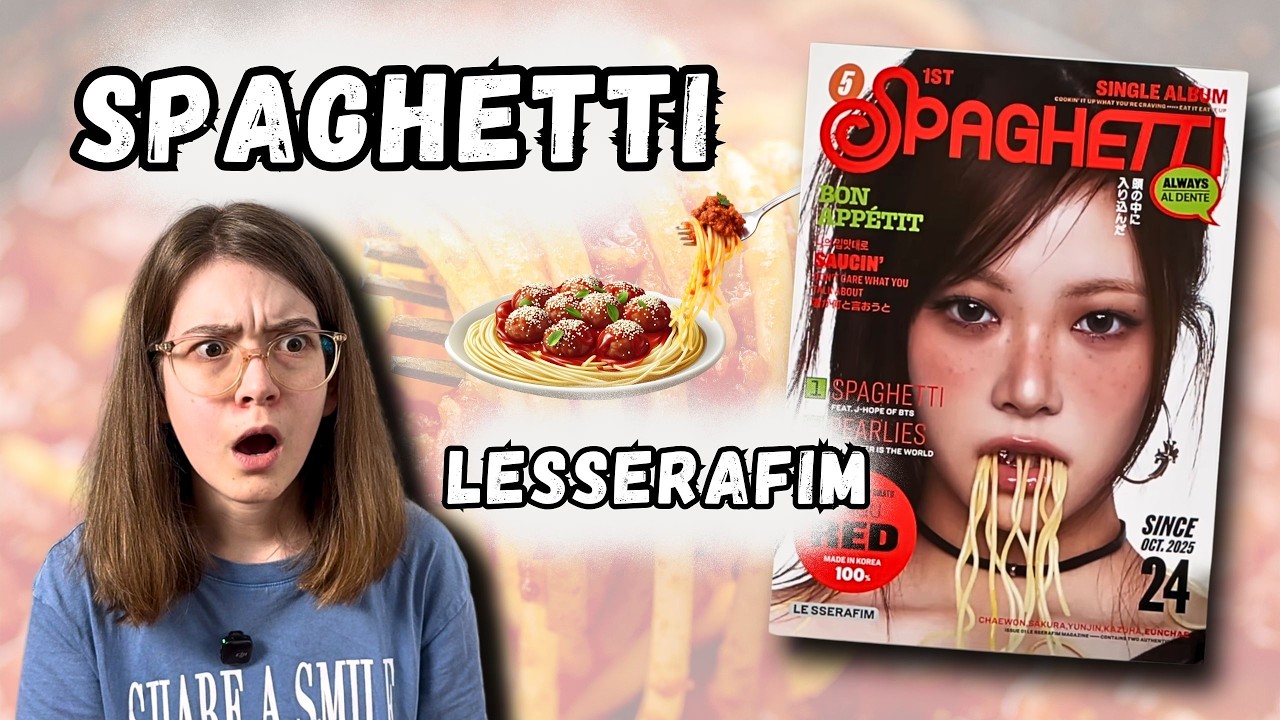 Розпаковка LESSERAFIM - SPAGHETTI🍝 (Compact Eunchae ver.) | Kpop k-pop | Кпоп розпаковка українською