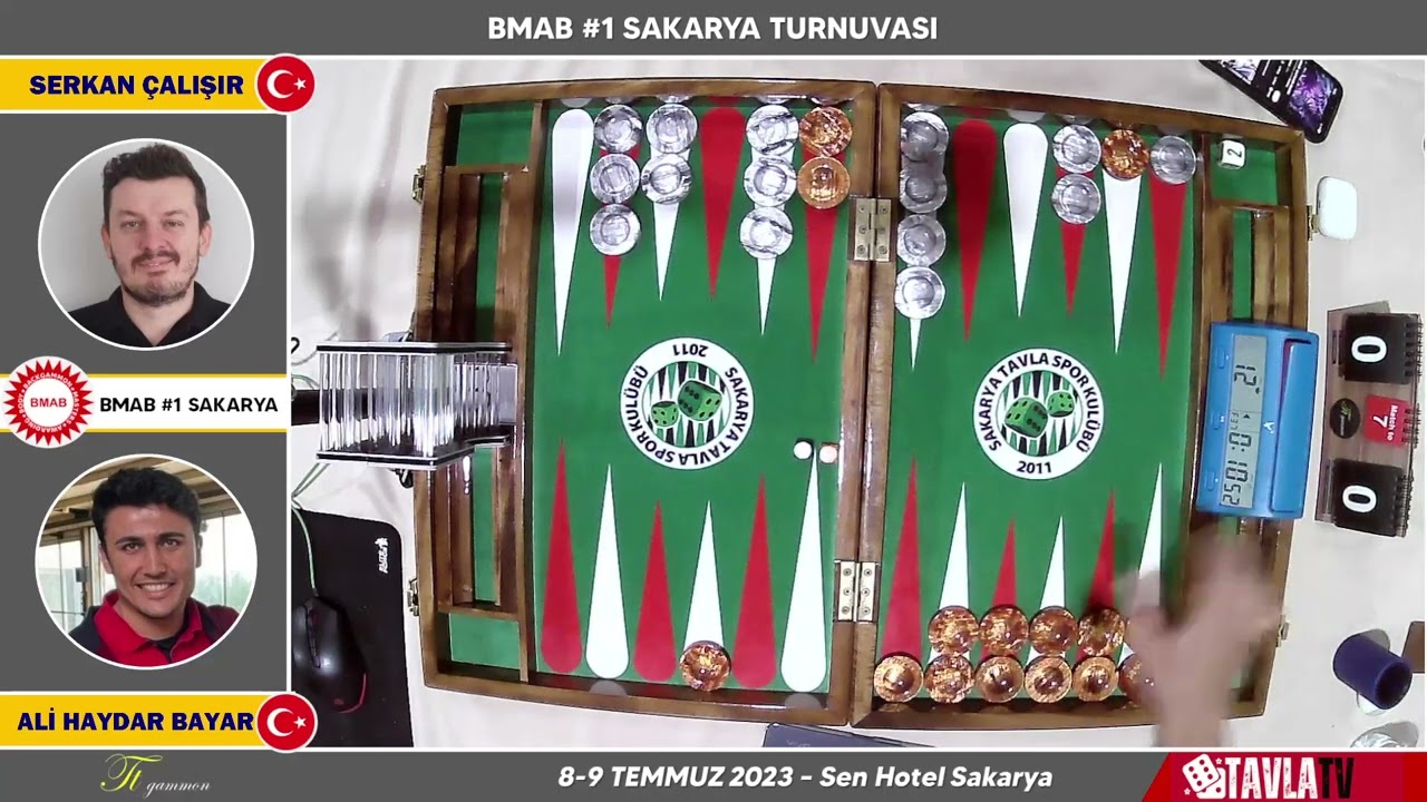 Ali Haydar BAYAR - Serkan ÇALIŞIR (8.Tur) | BMAB #1 Sakarya Turnuvası / Sen Otel 8-9 Temmuz 2023