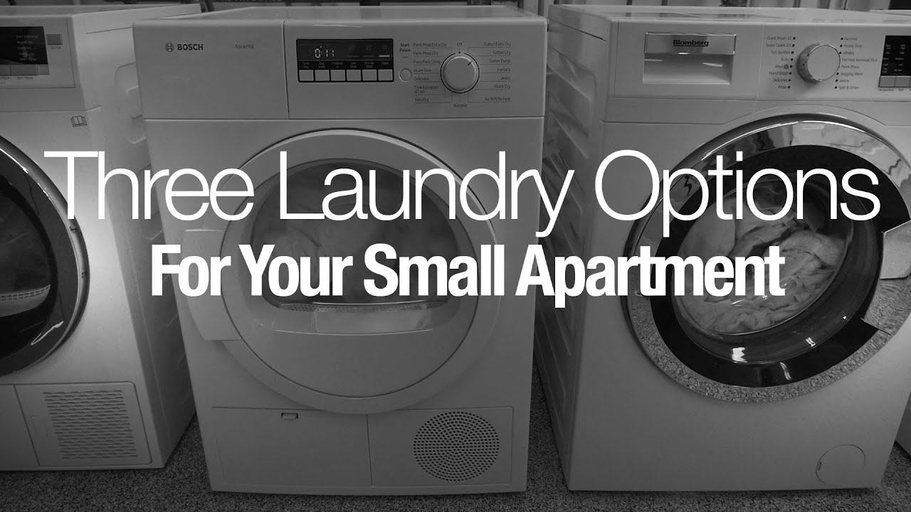 Three Laundry Options for Small Homes or Apartments