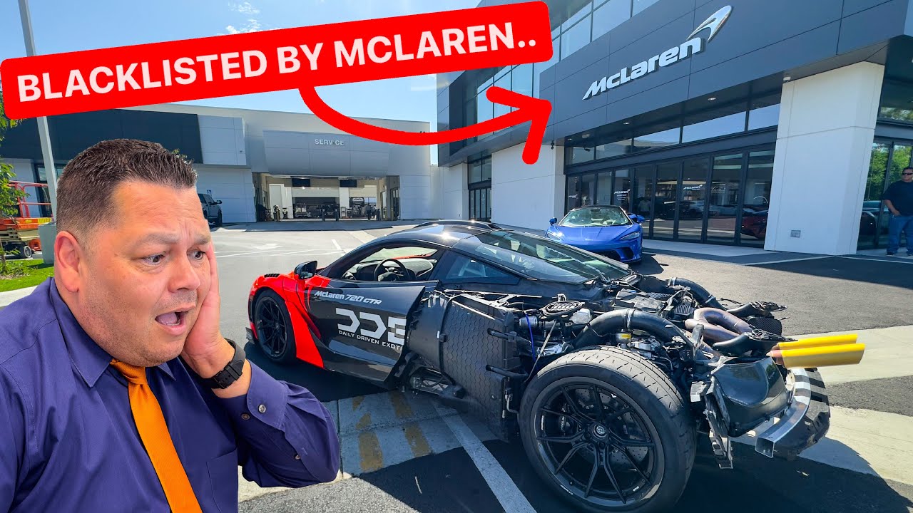 I TOOK MY MODIFIED 720 GTR TO McLaren SERVICE CENTER & THIS HAPPENED….