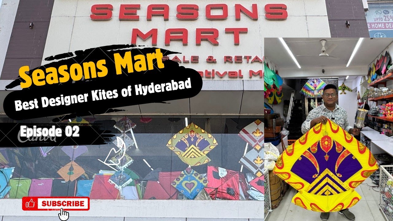 Seasons Mart BegumBazar | Best Designer Kites of Hyderabad | #viral #trending #kites #sankranthi #yt