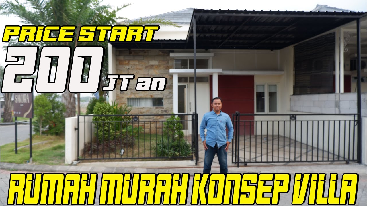 RUMAH ALA KONSEP VILLA DENGAN HARGA SANGAT MERAKYAT