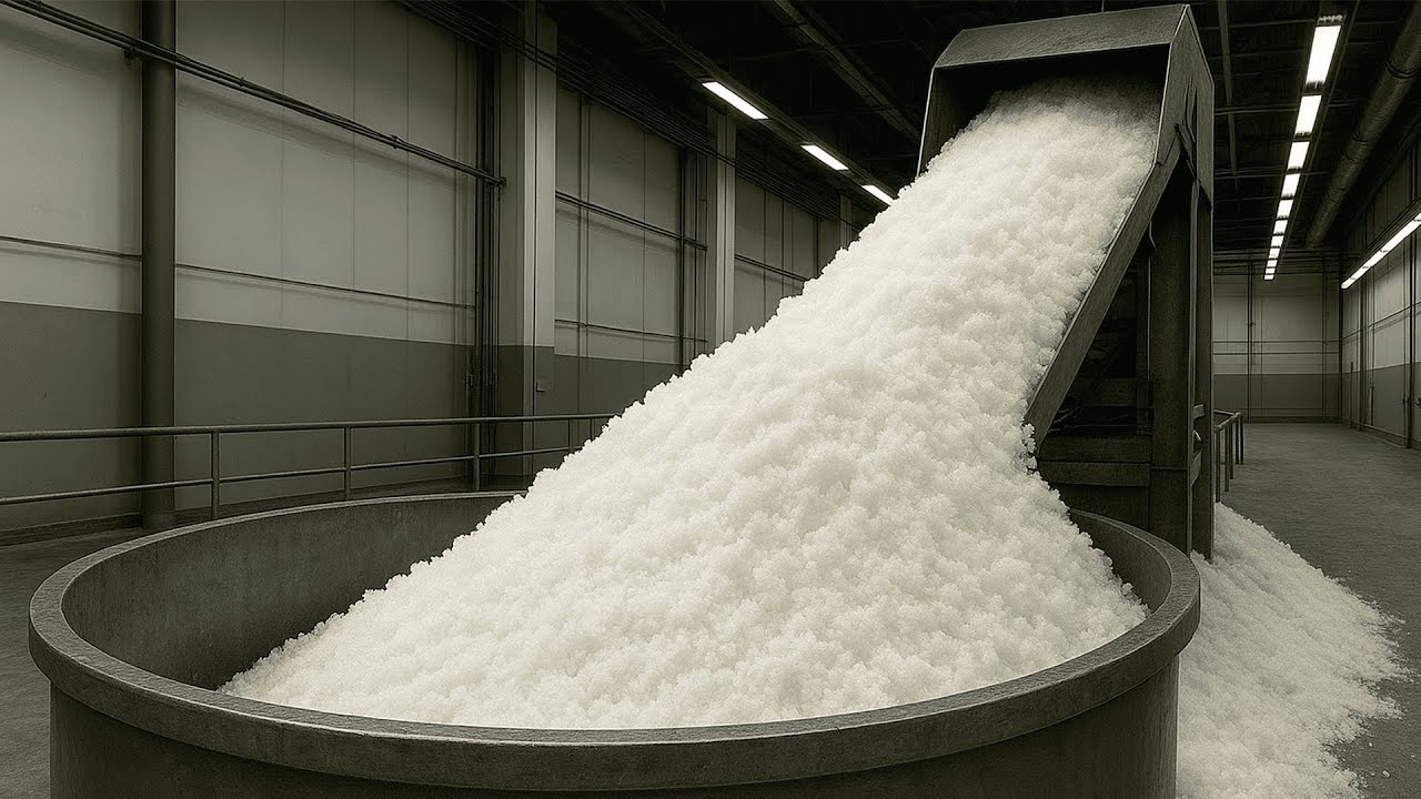 How Salt Is Made? Incredible Million Tons of Salt Farming & Processing!