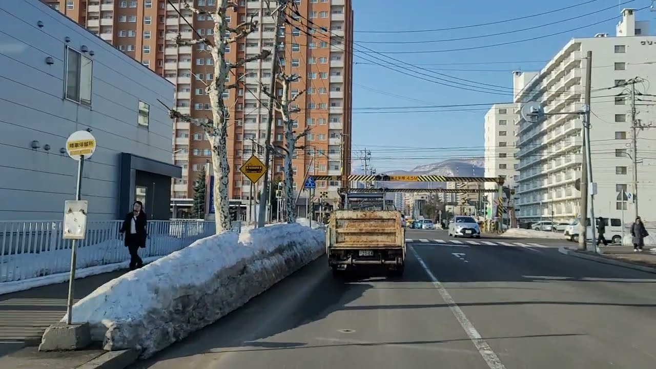 2026年3月16日朝　札幌市西区発寒11条12丁目～発寒12号線～北5条手稲通～西町南14丁目