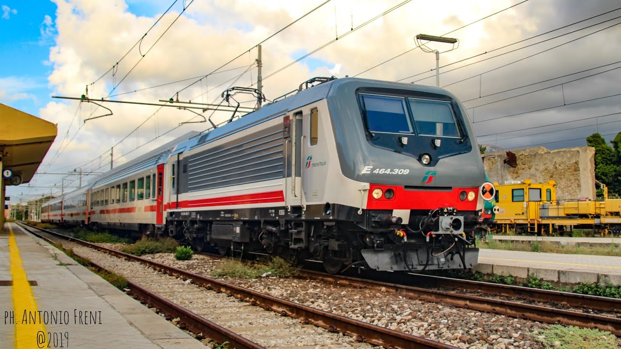 E464 309 & 343 SUN; PRIMA CORSA su PALERMO per due E464 INTERCITY!