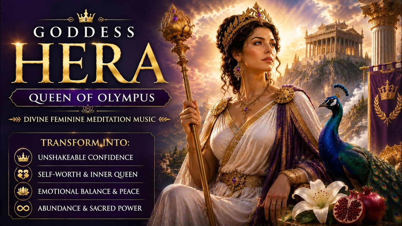 Goddess Hera | Queen of Olympus | Divine Feminine Meditation Music