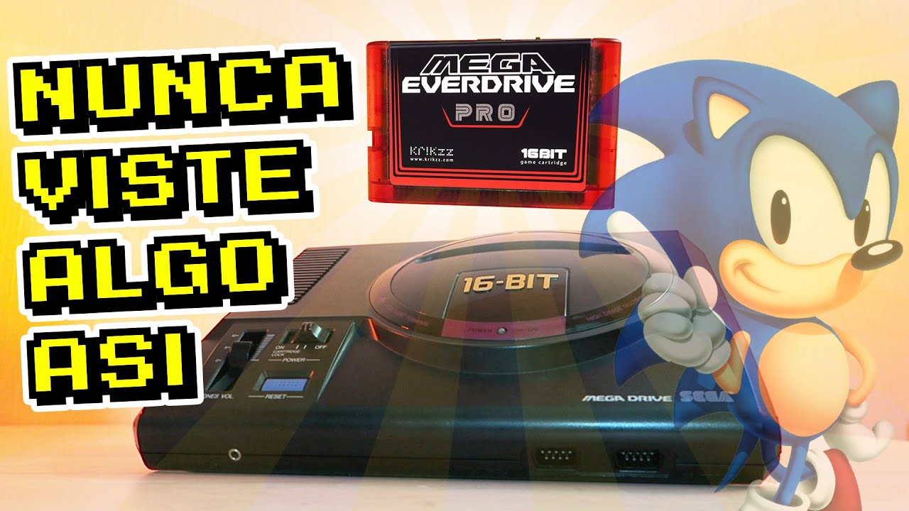 MEGA EVERDRIVE PRO El Flashcart DEFINITIVO para Sega MegaDrive Genesis Review en Español