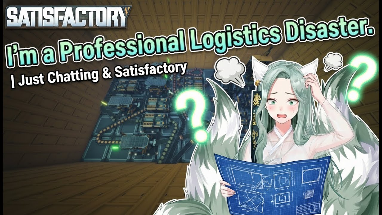 I’m a Professional Logistics Disaster. | Just Chatting & Satisfactory