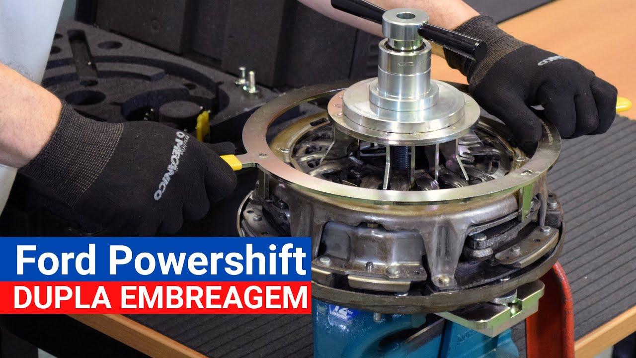 Travamento e reinstalação da dupla embreagem do câmbio Ford PowerShift | Substituição: Parte 2