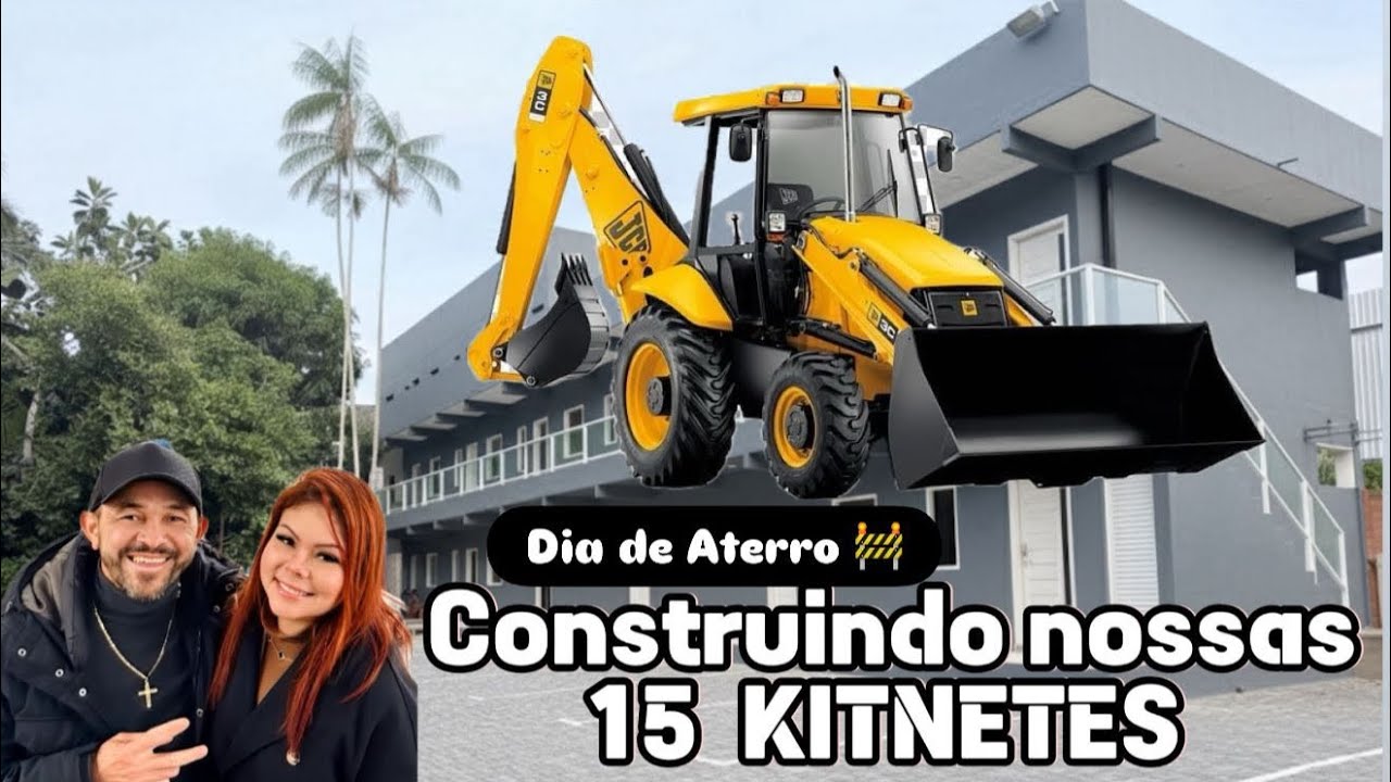 #4 Construindo nosso prédio com 15 KITNETES (DIA DE ATERRO)