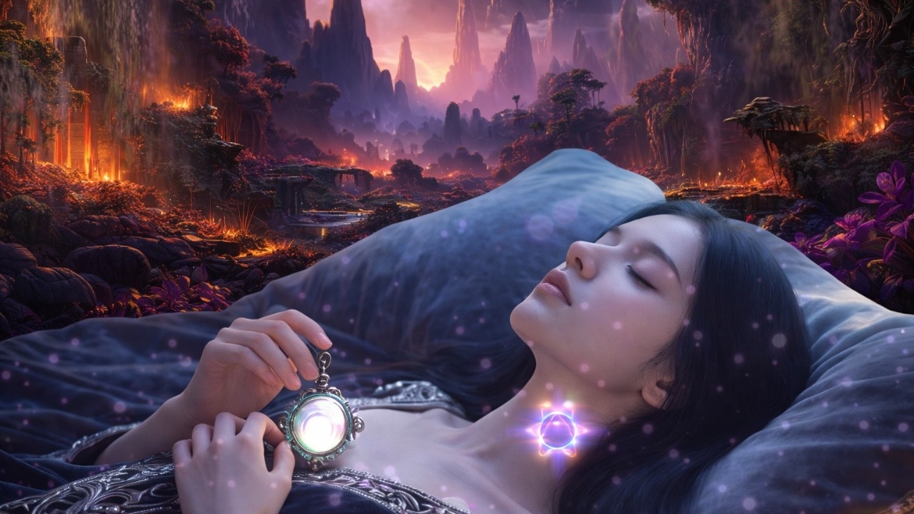 432Hz + 741Hz + 852Hz + 528Hz | The Deepest Healing Sleep :Whole Body Regeneration, Relieve Stress