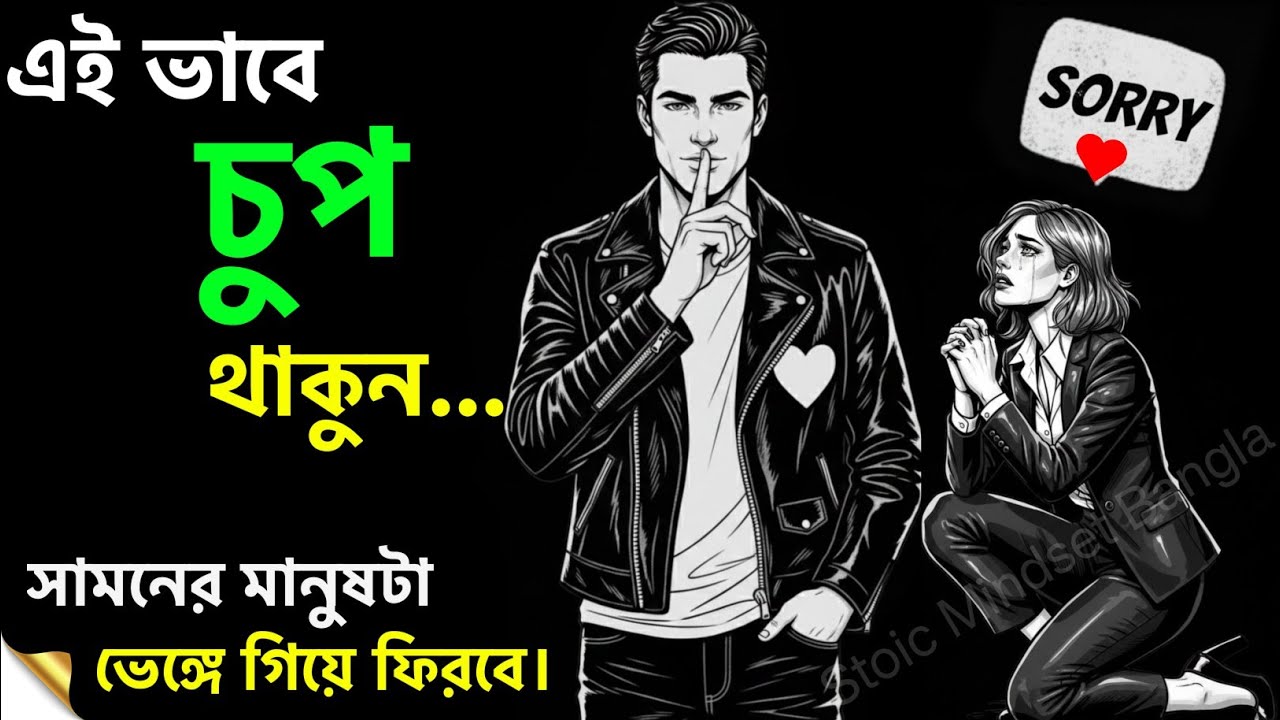চুপ থাকার সঠিক কৌশল, সামনের মানুষটা অন্তর থেকে ভেঙ্গে যাবে | Relationship Psychology 