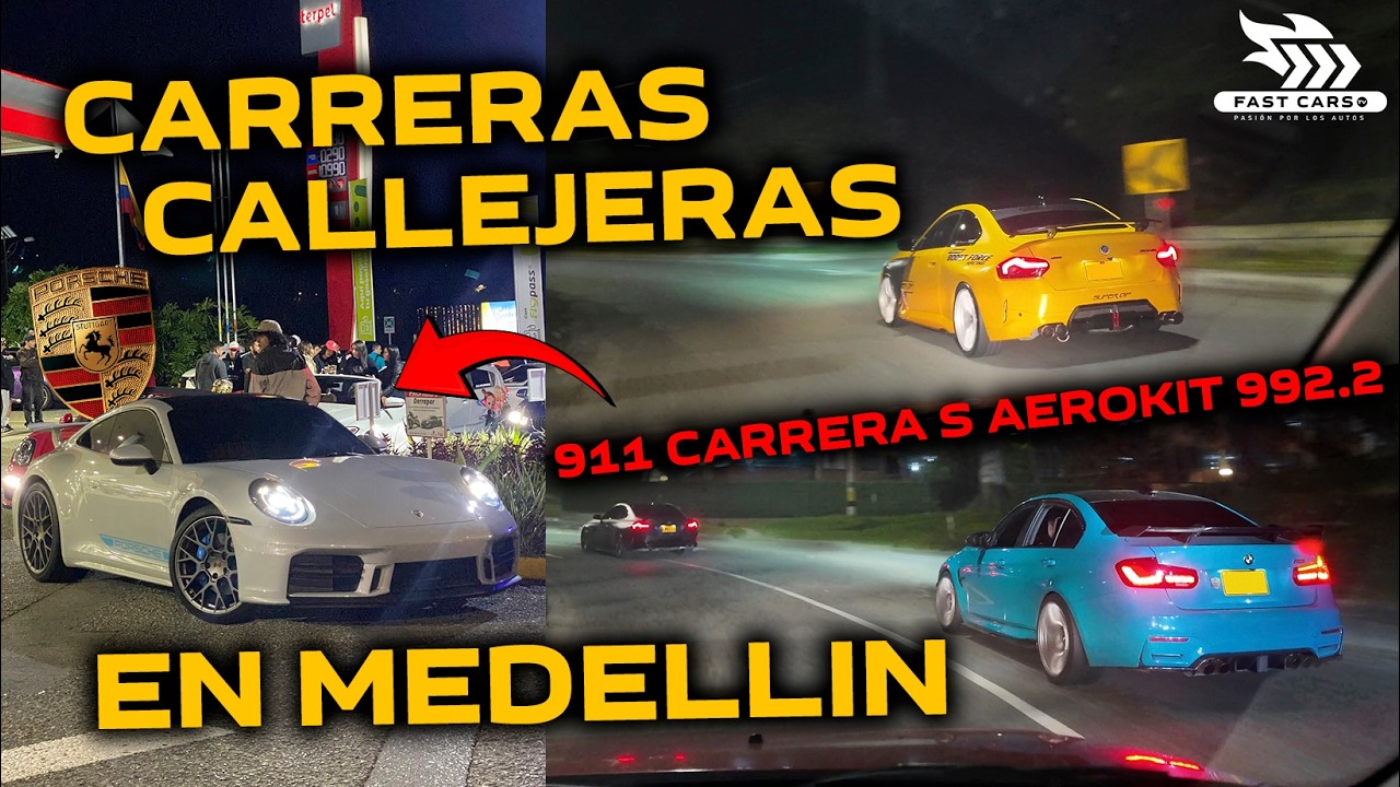 CARRERAS CALLEJERAS EN MEDELLÍN, ASÍ ES UNA NOCHE DE PIQUES EN PALMAS 🔥🛞💨