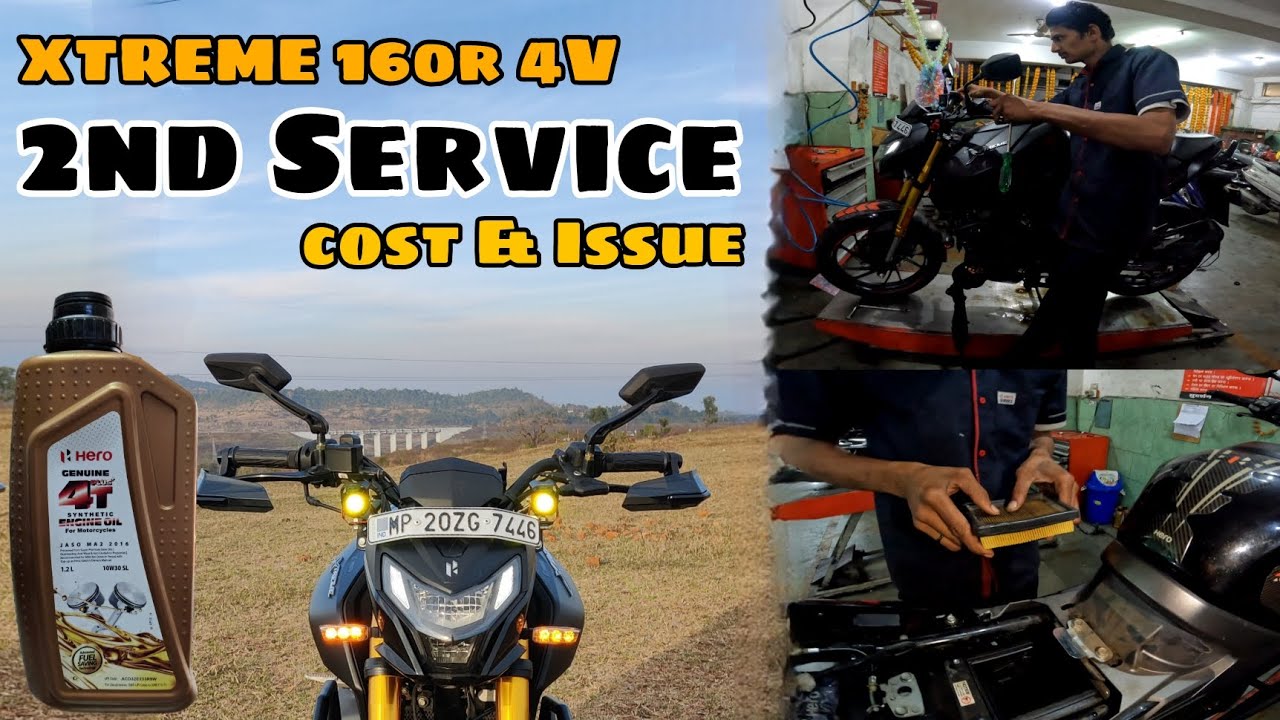 XTREME 160r 4V SECOND SERVICE ll ENGINE OIL ll TAPPIT SOUND ll TOTAL COST