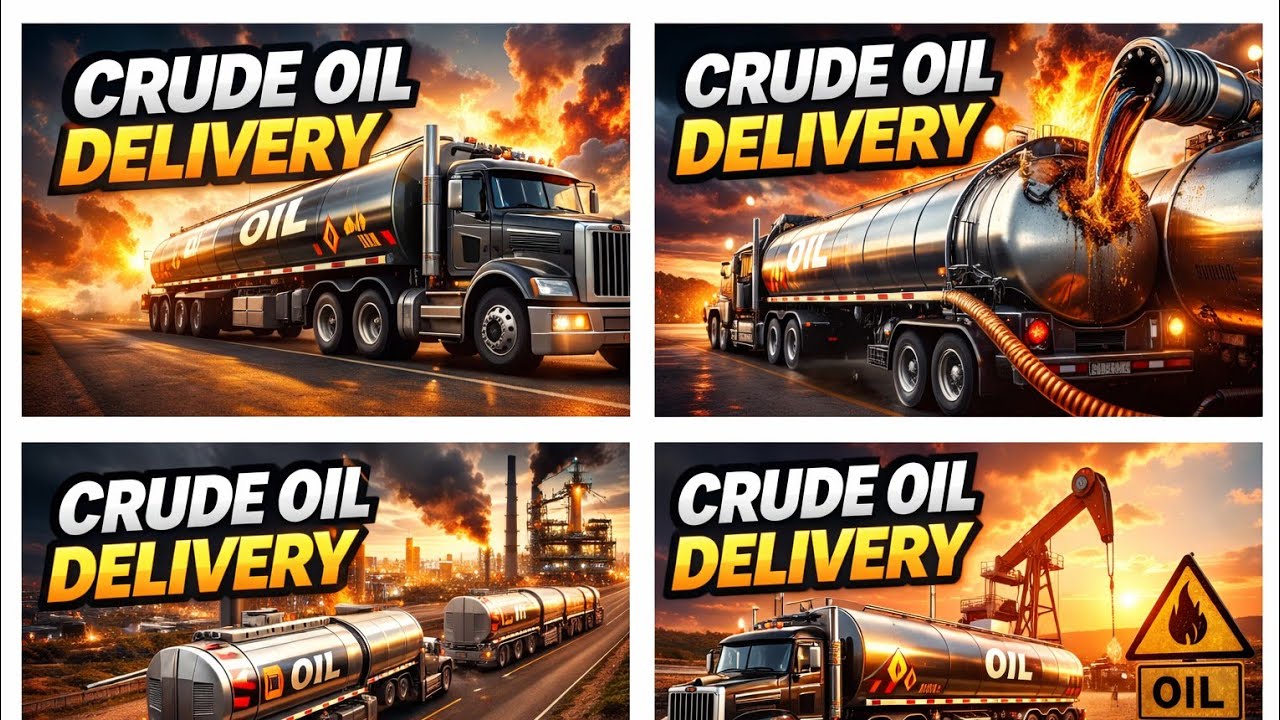 DANGEROUS CRUDE OIL DELIVERY 🛢️🚛🔥