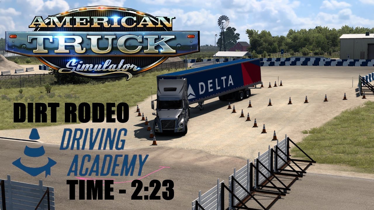 ATS - Dirt Rodeo Driving Academy World Record Attempt (3 Stars)
