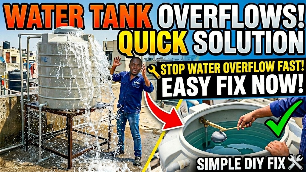 How To Fix Water Tank Overflow problems 2026 Part 2 00% Works